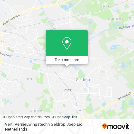 Verti Vernieuwingstechn Geldrop Joep Eic map