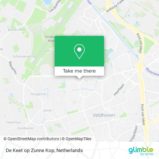 De Keet op Zunne Kop map