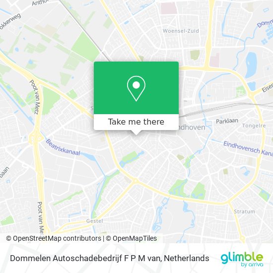 Dommelen Autoschadebedrijf F P M van map