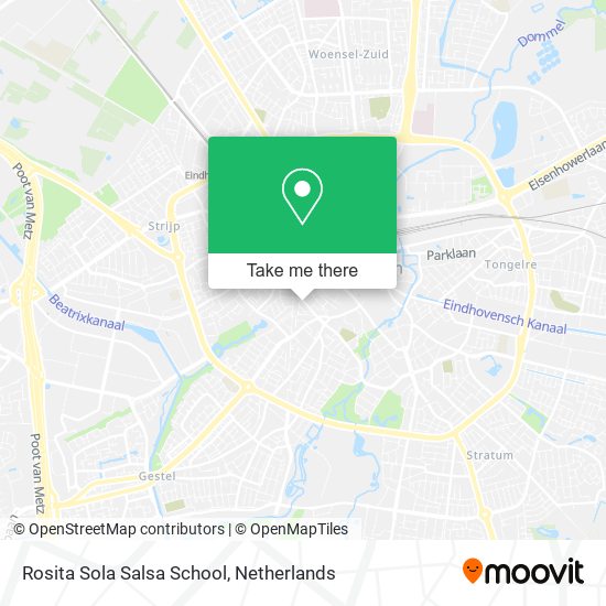 Rosita Sola Salsa School map