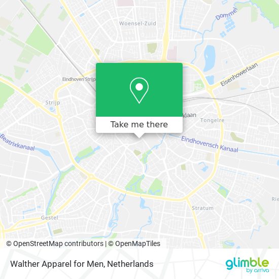 Walther Apparel for Men map