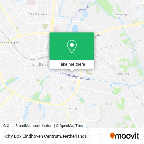 City Box Eindhoven Centrum map