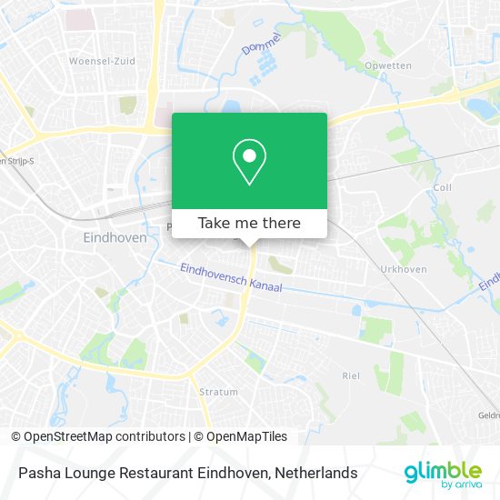 Pasha Lounge Restaurant Eindhoven map