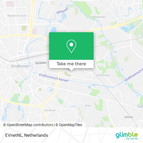 EVnetNL map