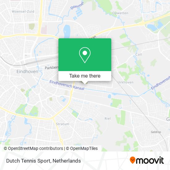 Dutch Tennis Sport map