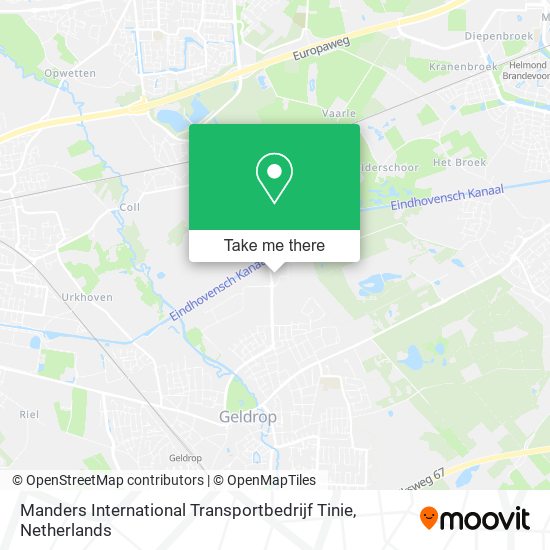 Manders International Transportbedrijf Tinie map