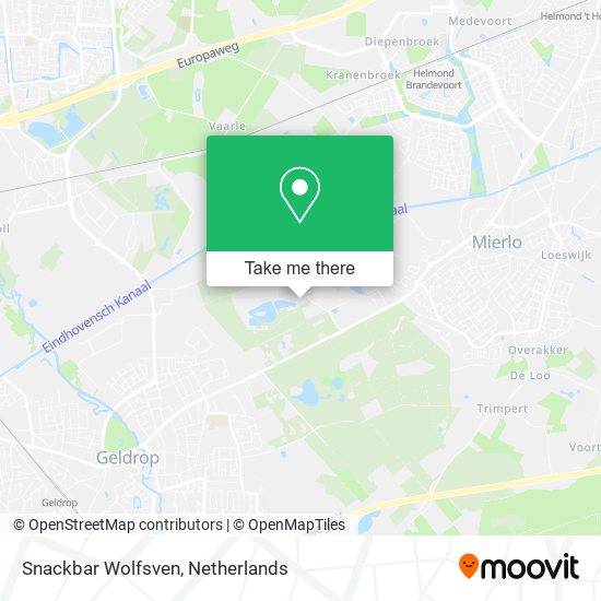 Snackbar Wolfsven map