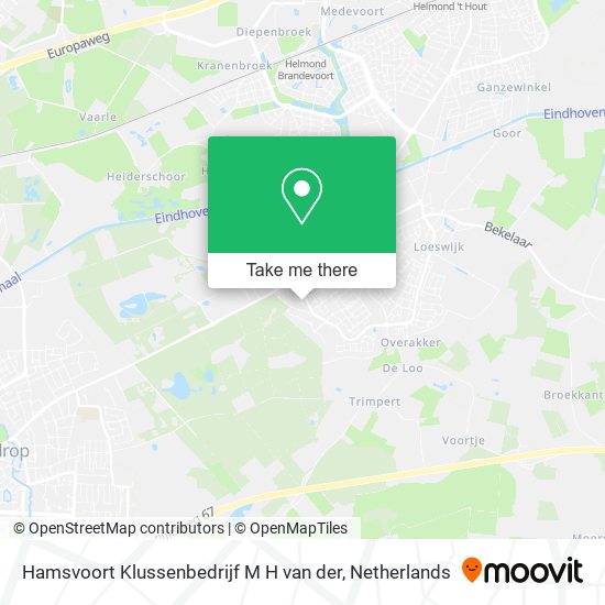 Hamsvoort Klussenbedrijf M H van der map