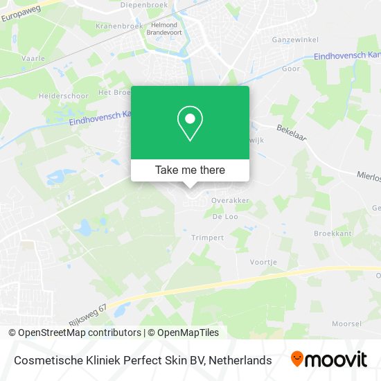 Cosmetische Kliniek Perfect Skin BV map