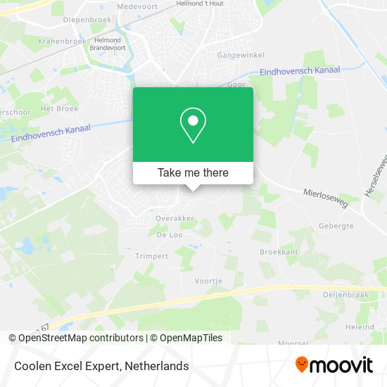 Coolen Excel Expert map