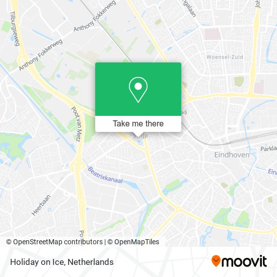 Holiday on Ice map