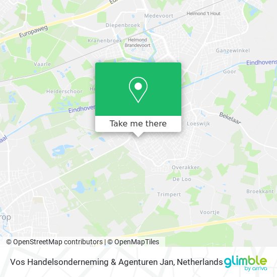 Vos Handelsonderneming & Agenturen Jan map