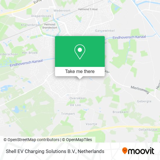 Shell EV Charging Solutions B.V. map