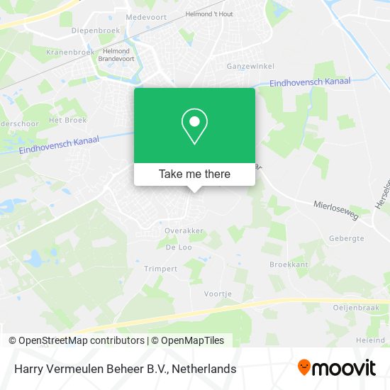 Harry Vermeulen Beheer B.V. Karte