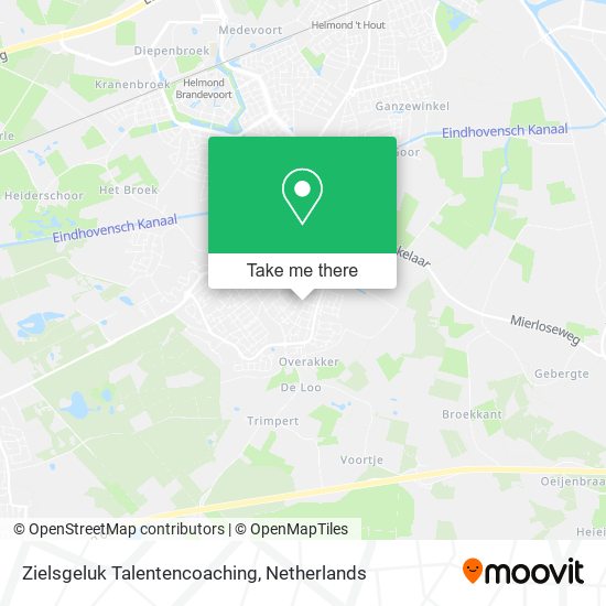 Zielsgeluk Talentencoaching map