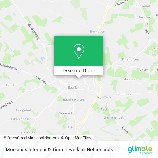 Moelands Interieur & Timmerwerken Karte