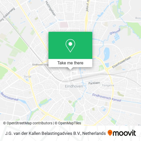 J.G. van der Kallen Belastingadvies B.V. map