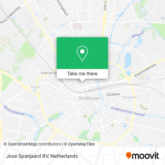 José Spanjaard BV map