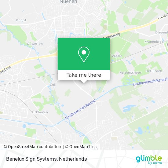 Benelux Sign Systems Karte