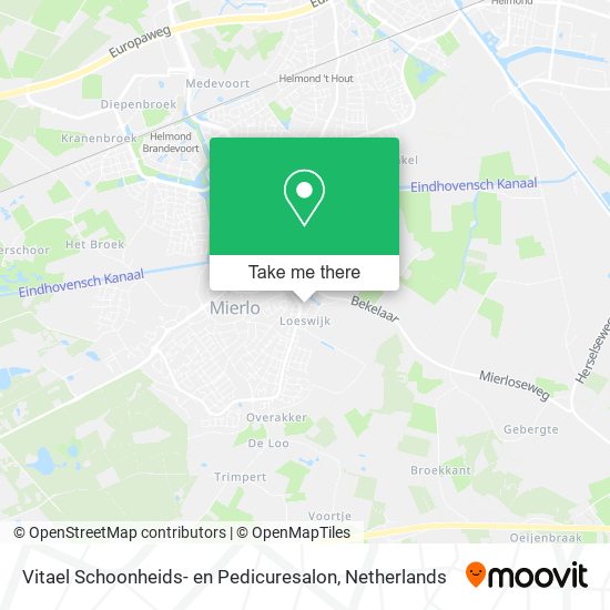 Vitael Schoonheids- en Pedicuresalon map