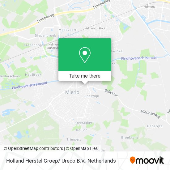 Holland Herstel Groep/ Ureco B.V. map