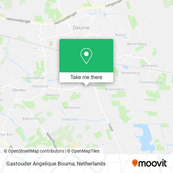 Gastouder Angelique Bouma map