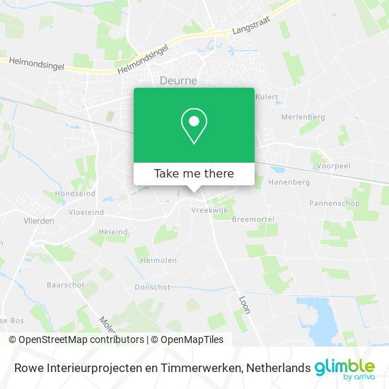 Rowe Interieurprojecten en Timmerwerken Karte