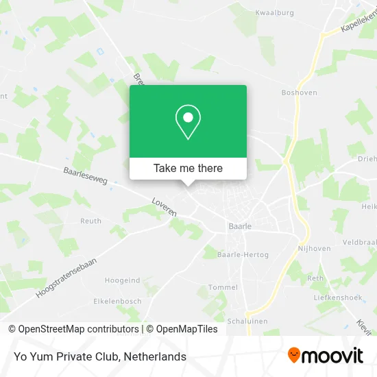 Yo Yum Private Club map