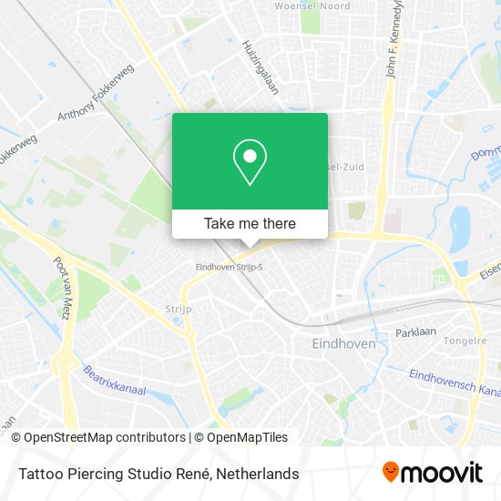 Tattoo Piercing Studio René map