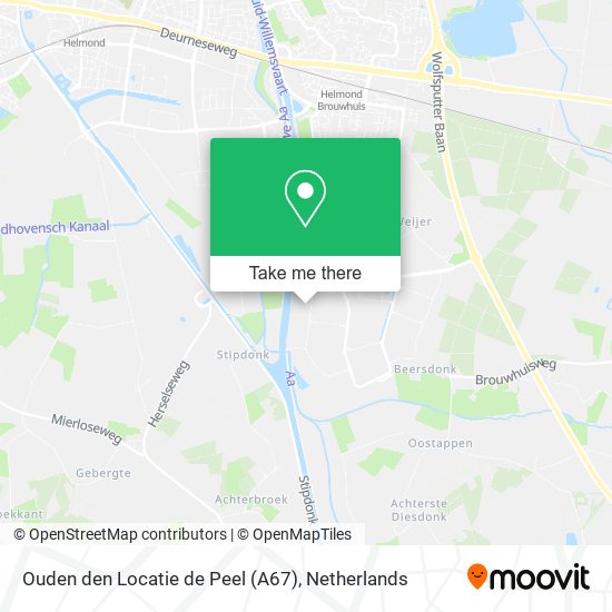 Ouden den Locatie de Peel (A67) map