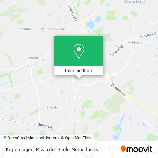 Koperslagerij P. van der Beele map