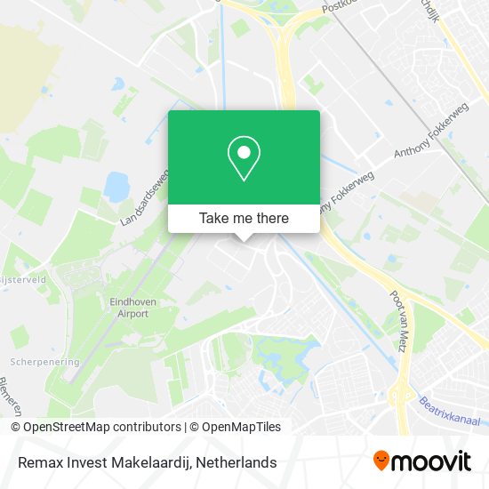 Remax Invest Makelaardij map