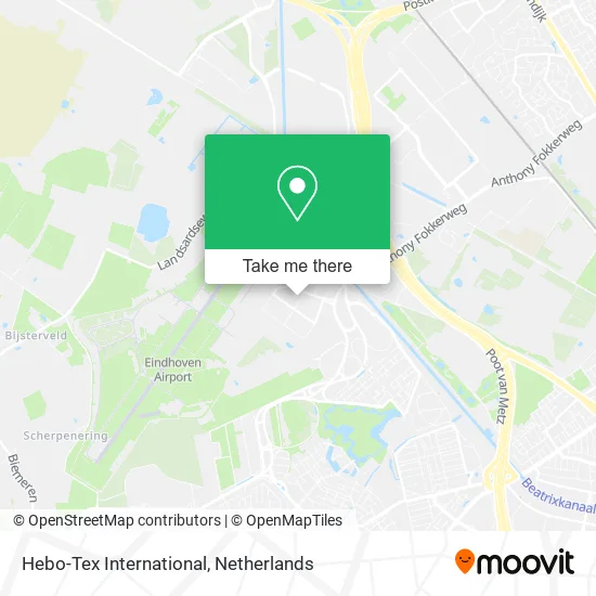 Hebo-Tex International map