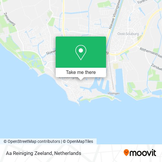 Aa Reiniging Zeeland Karte