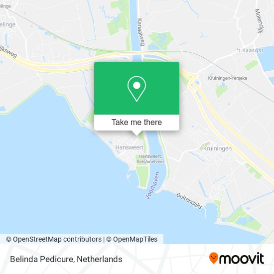 Belinda Pedicure map