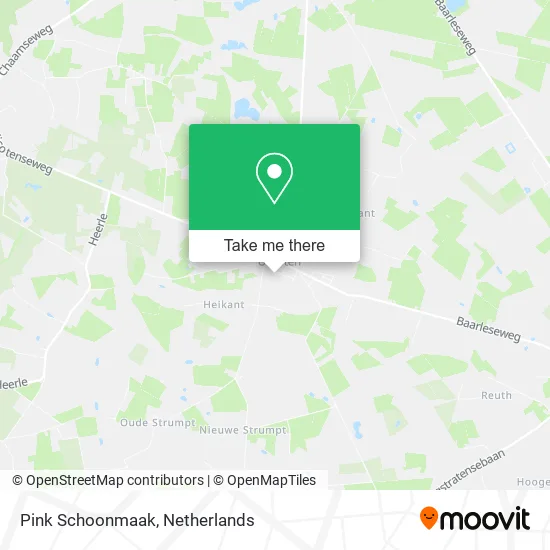 Pink Schoonmaak map