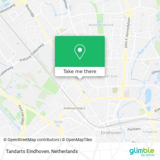 Tandarts Eindhoven map