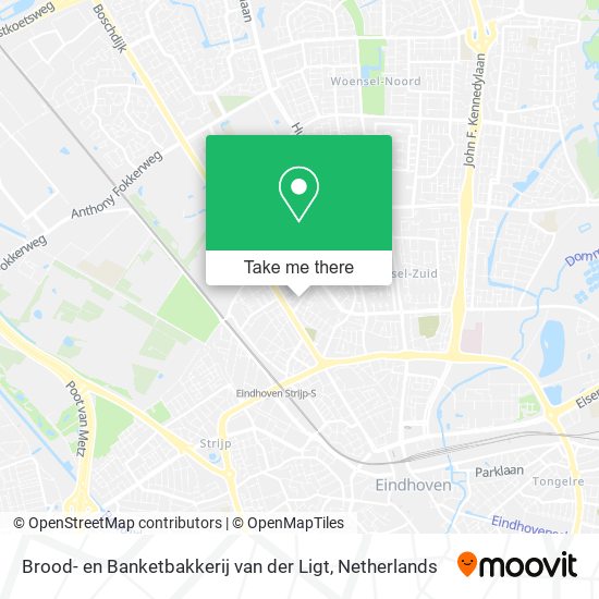 Brood- en Banketbakkerij van der Ligt map