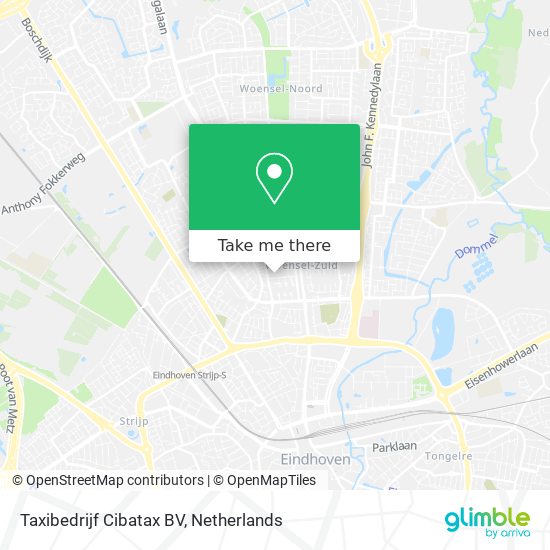 Taxibedrijf Cibatax BV map