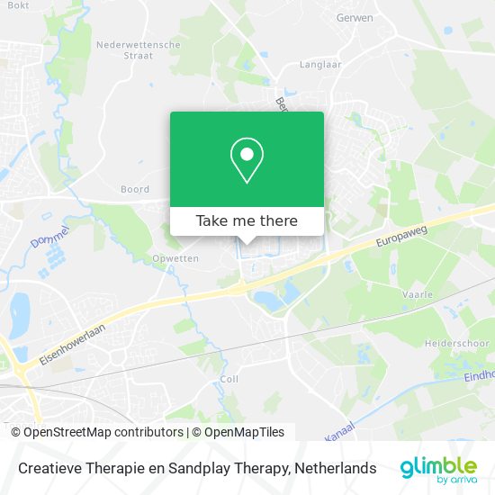 Creatieve Therapie en Sandplay Therapy Karte