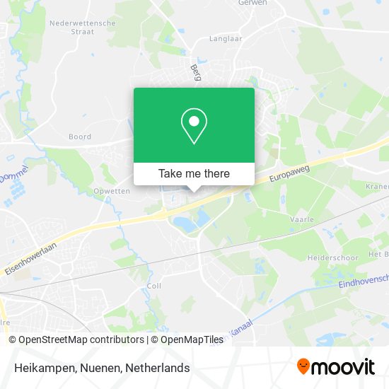 Heikampen, Nuenen map