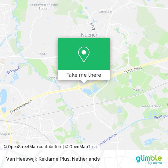 Van Heeswijk Reklame Plus map