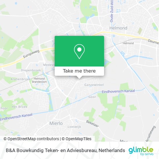 B&A Bouwkundig Teken- en Adviesbureau map