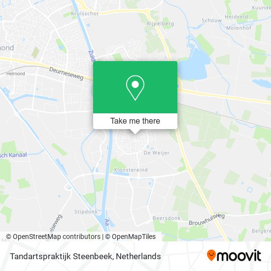 Tandartspraktijk Steenbeek Karte