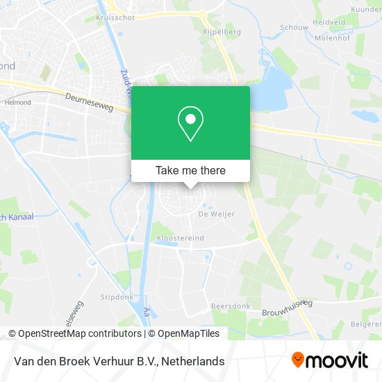 Van den Broek Verhuur B.V. map