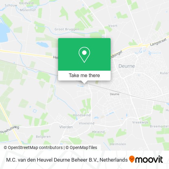 M.C. van den Heuvel Deurne Beheer B.V. map