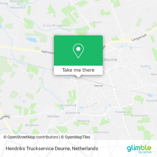 Hendriks Truckservice Deurne Karte