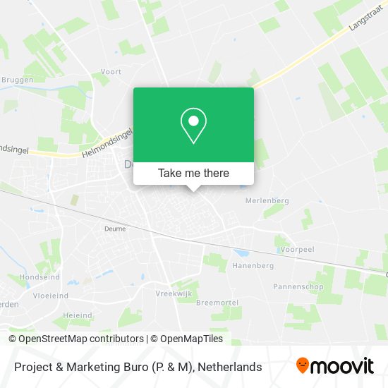 Project & Marketing Buro (P. & M) map