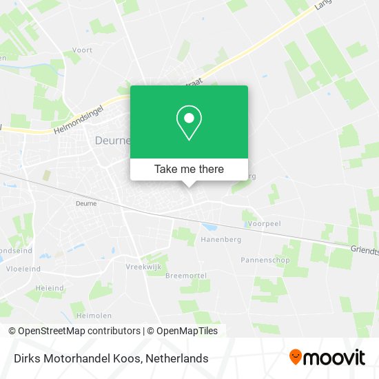 Dirks Motorhandel Koos map