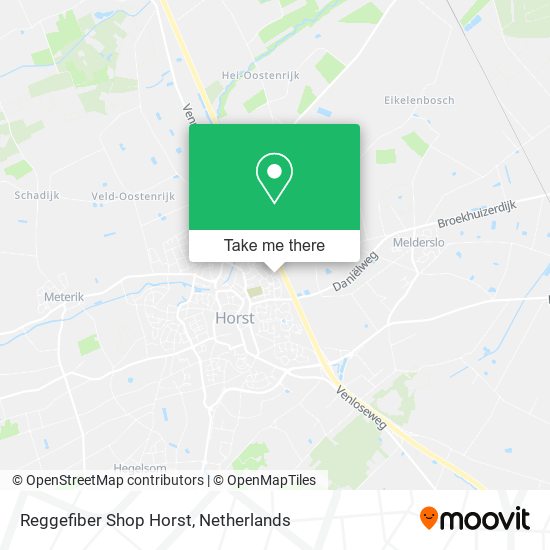 Reggefiber Shop Horst map